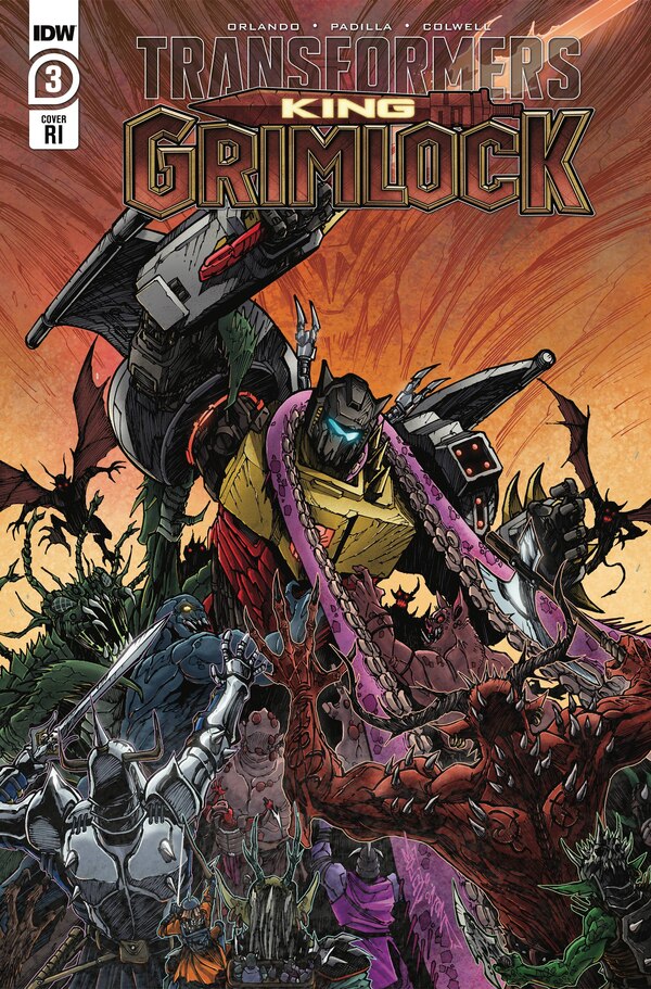 Transformers King Grimlock Issue 3 Comic Book Preview  (3 of 5)